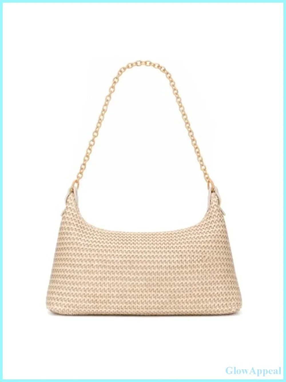 Boho Woven Straw Beach Bag Summer Vacation Tote Shoulder Handbag